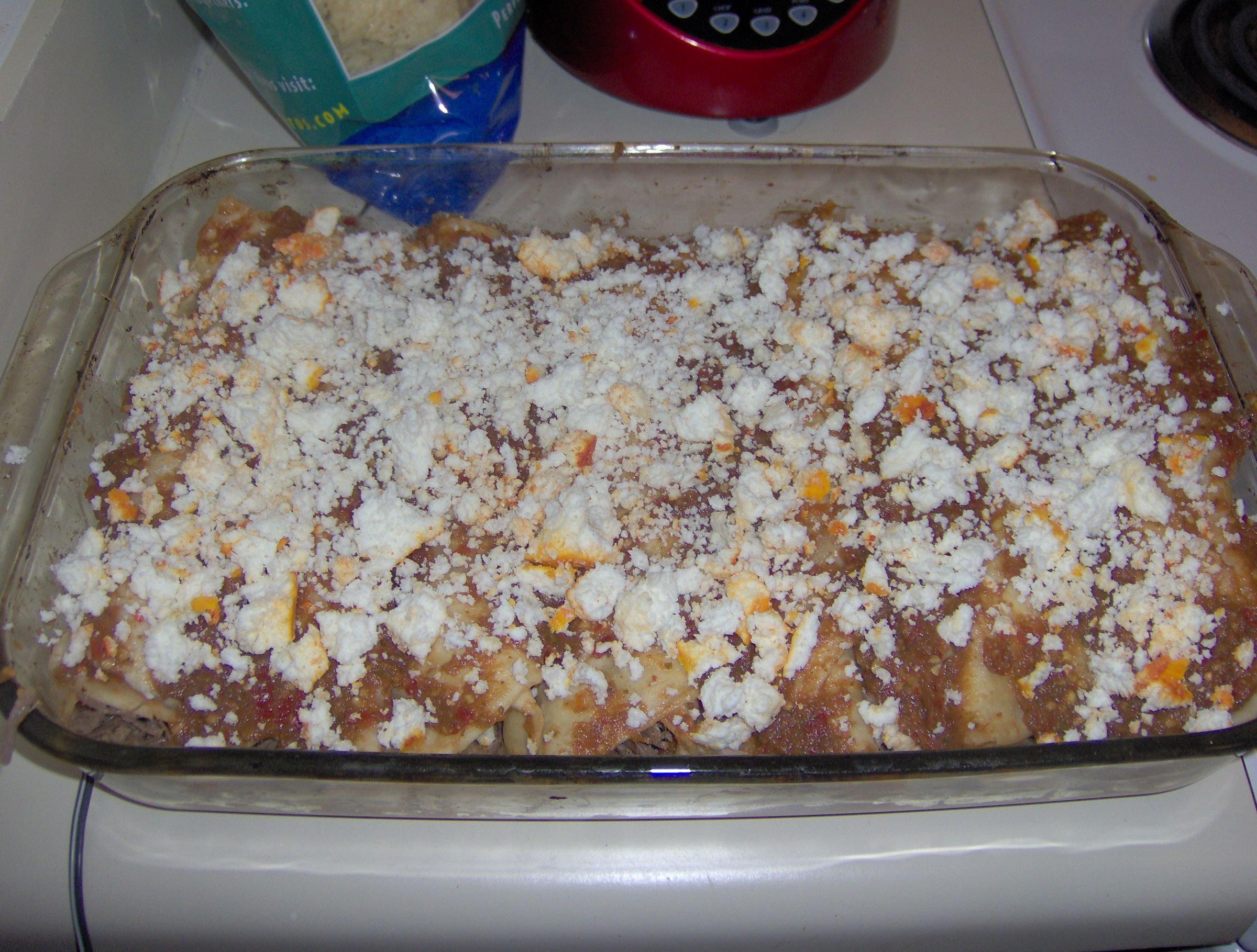 BEEF ENCHILADAS