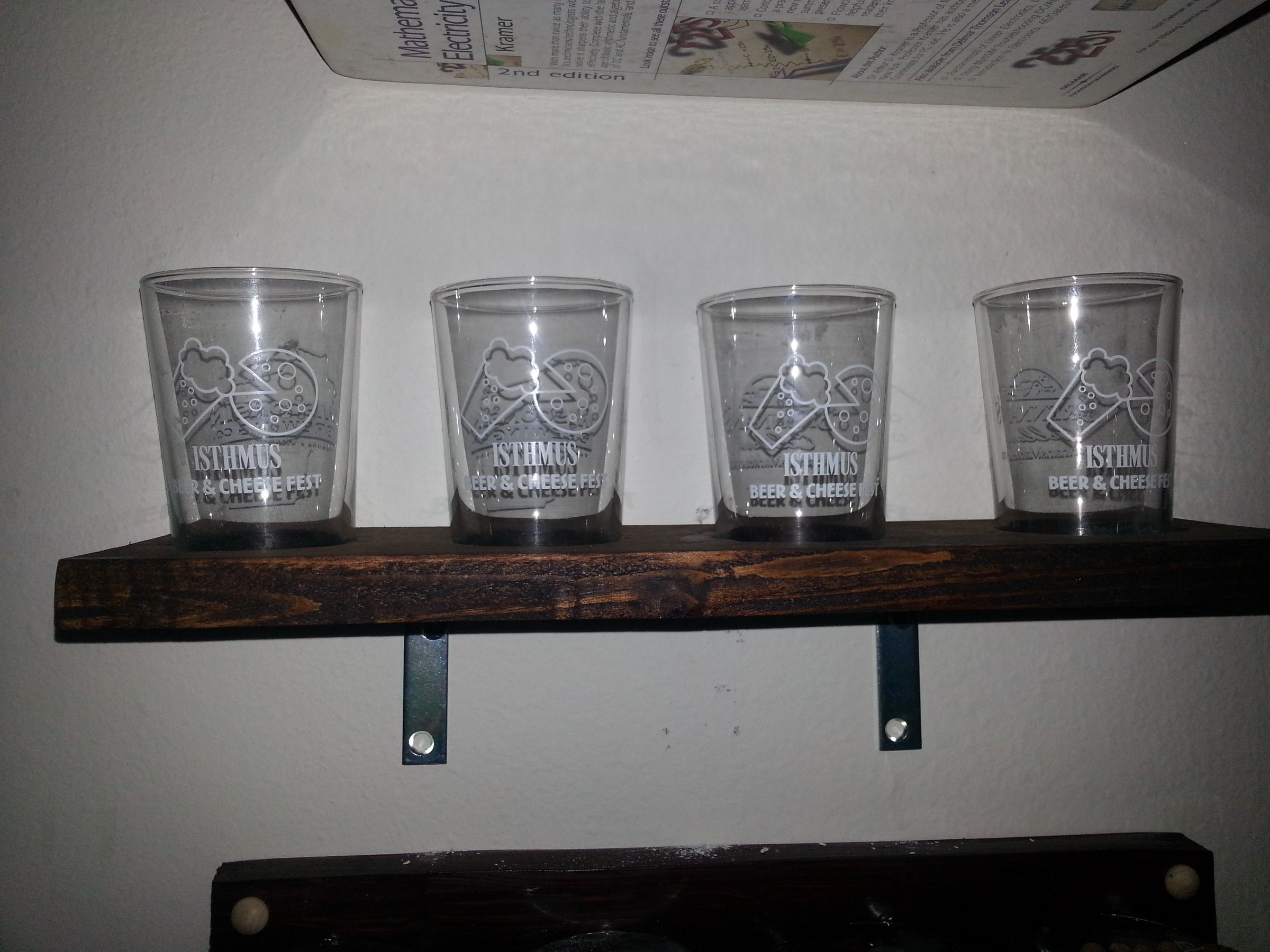 Beer Glass Wall Mount 3 Steps Instructables