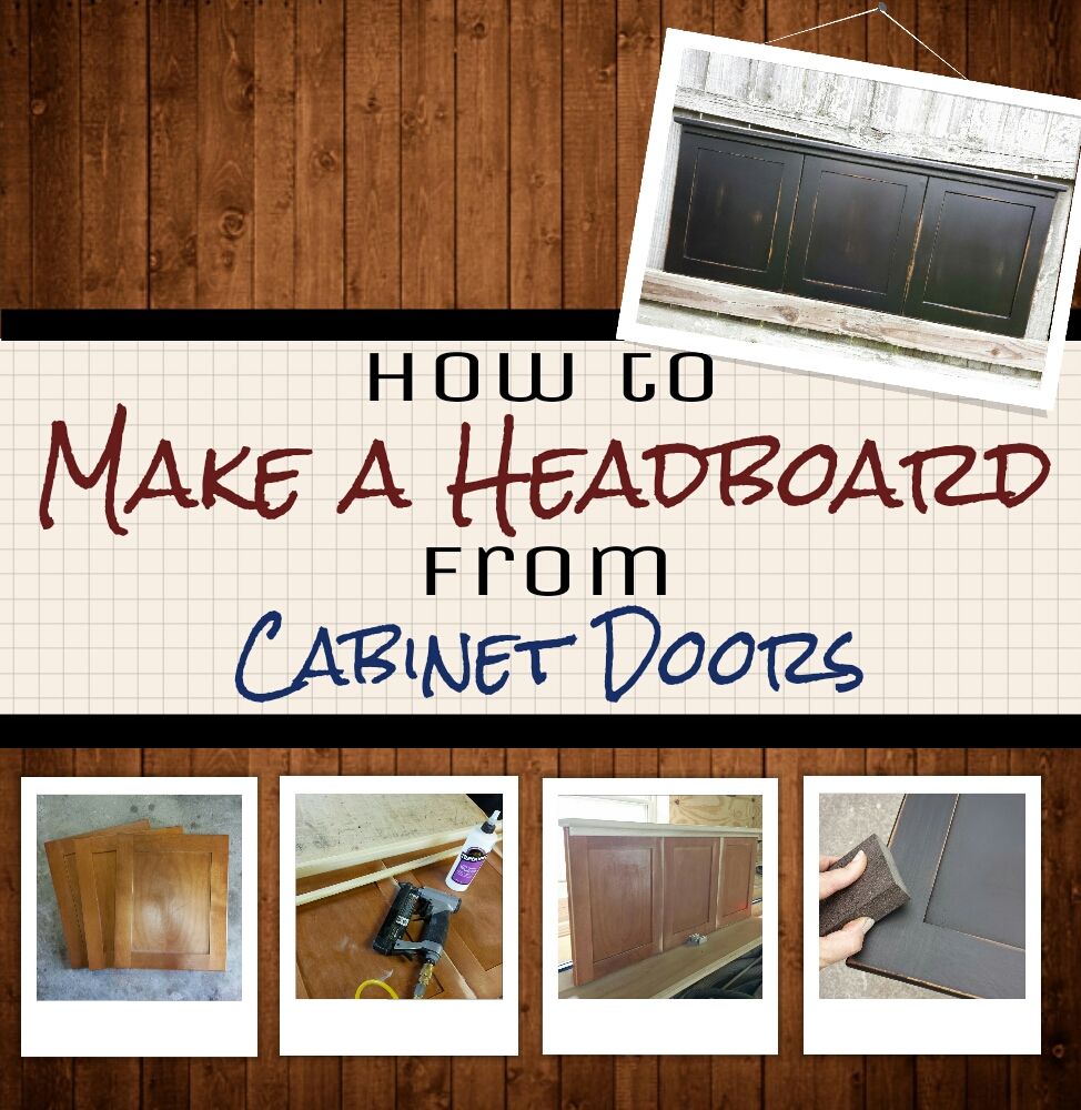 Make a Simple Headboard from Cabinet Doors