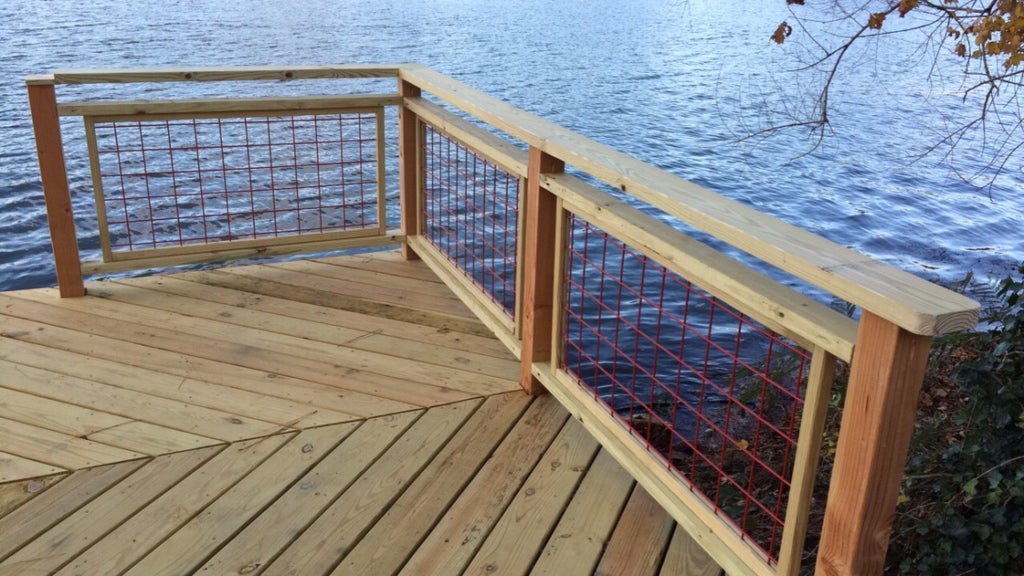 Deck Railing With Hogwire Panels 12 Steps (with Pictures) Instructables