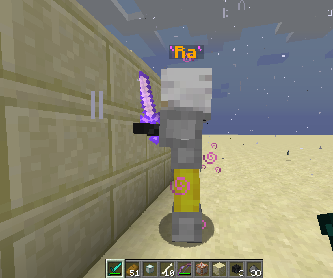 Minecraft: Ra boss battle