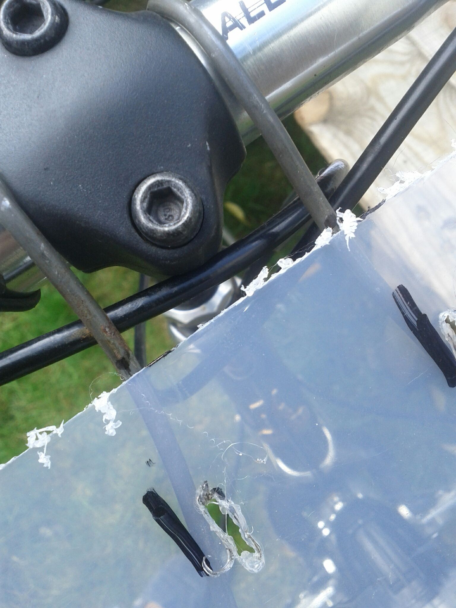 DIY Bike Map Holder 4 Steps Instructables