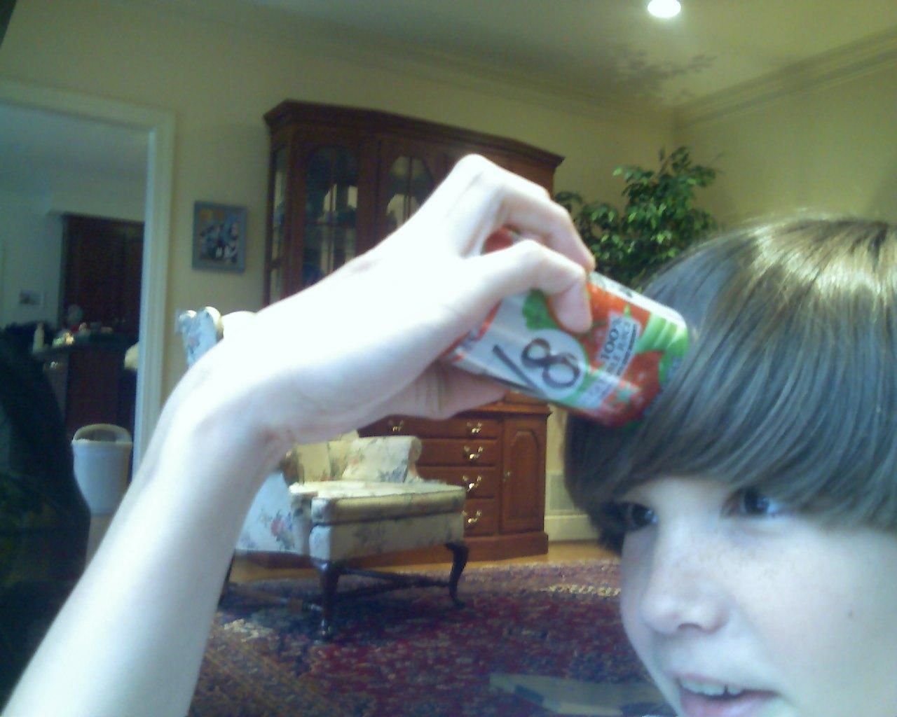 How to crush a can on your head