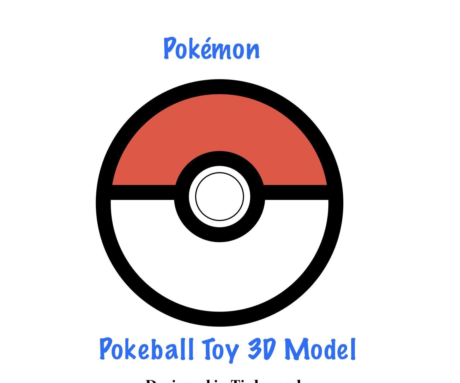 How to Make a 3D Model for a Pokémon Pokeball Toy in Tinkercad
