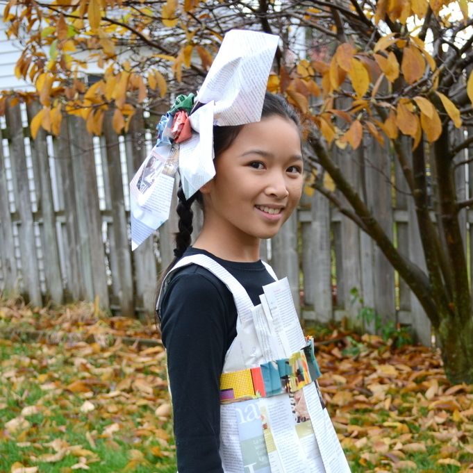 Paper Dress Costume