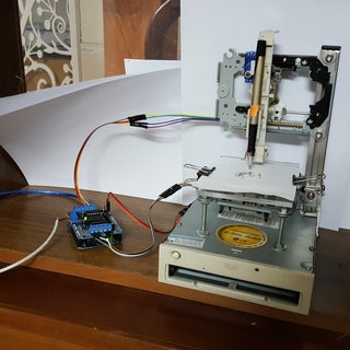 Arduino Mini CNC Plotter Machine From Dvd Drives : 10 Steps (with ...