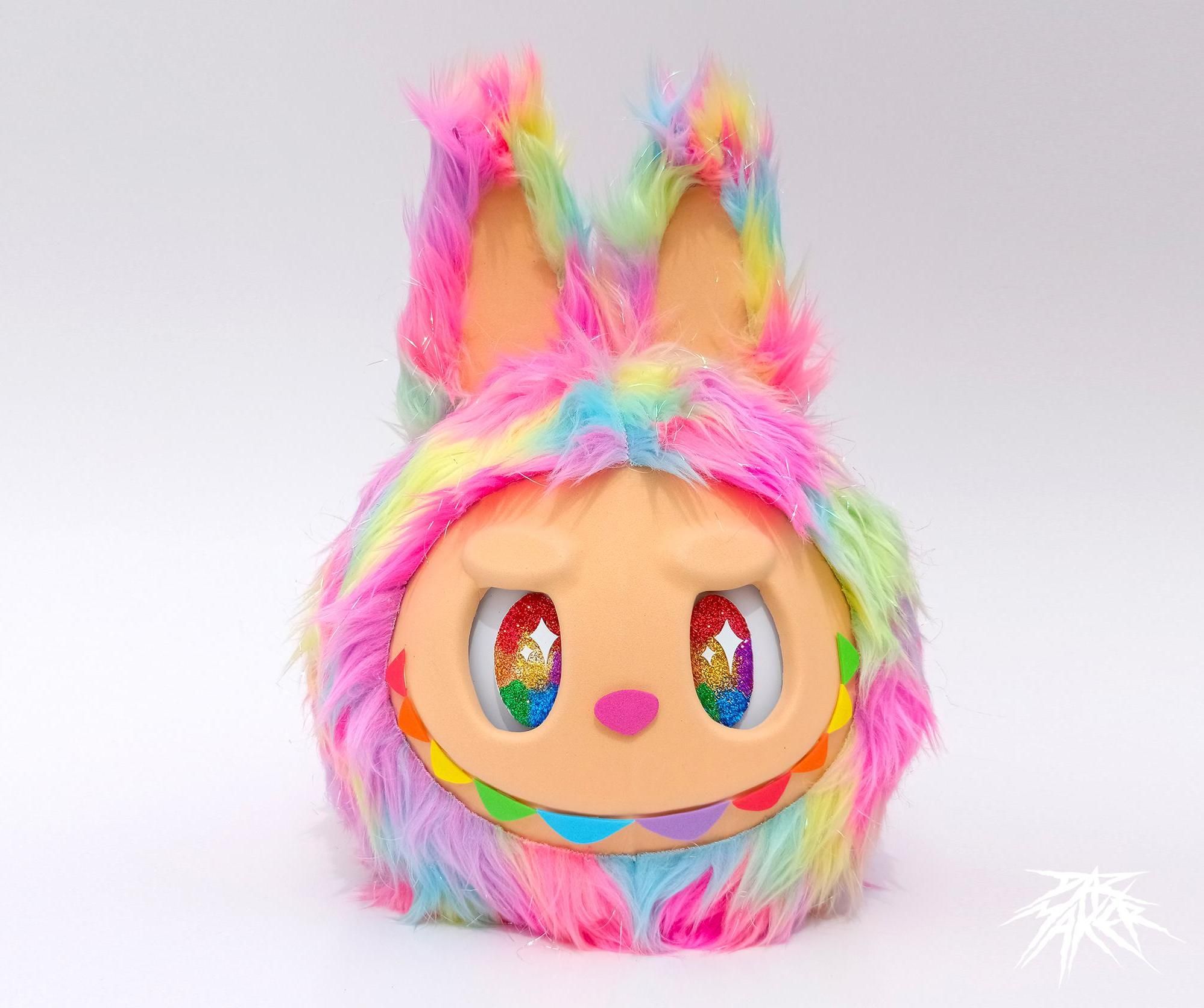 Rainbow Labubu Mask