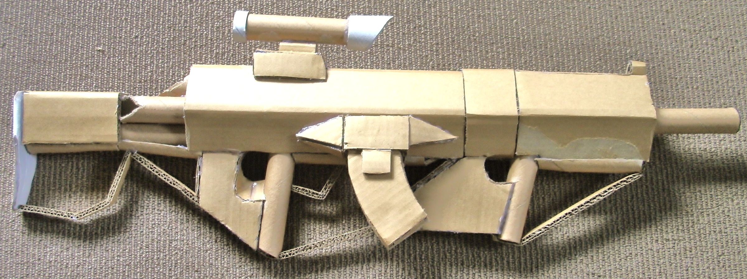 Marksman Assault Rifle 2.0 From Halo (cardboard Gun)