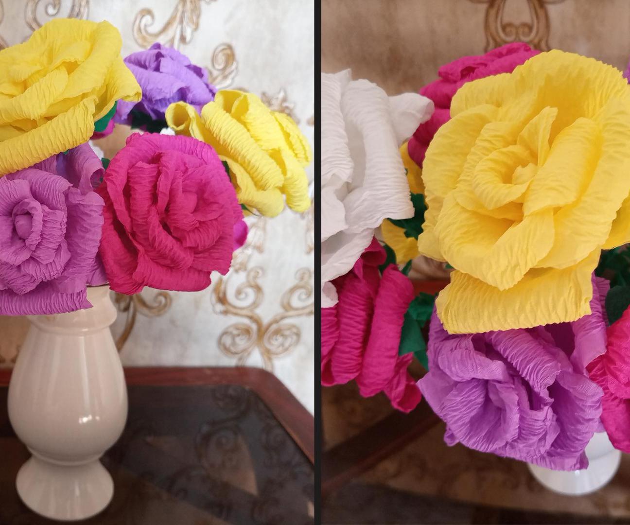 How to Make Flowers From Crepe Paper Instructables