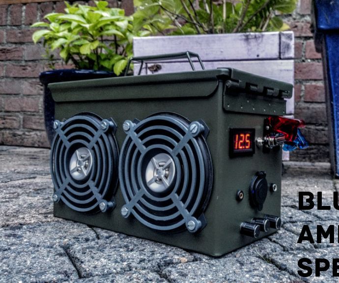 Bluetooth Ammo Can Speaker 