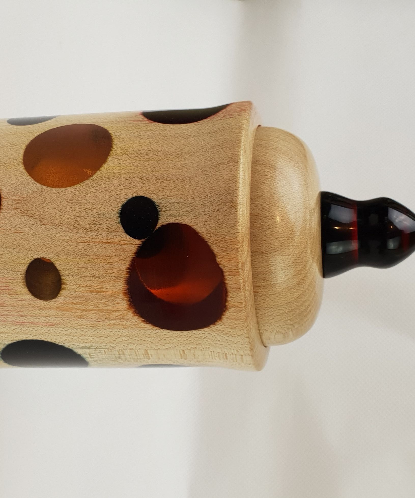 Rainbow Wood Turned Box