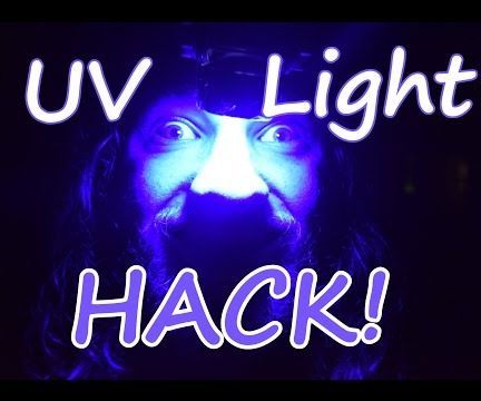 Phone Light to UV Light Hack!! (Works with other lights too!!)
