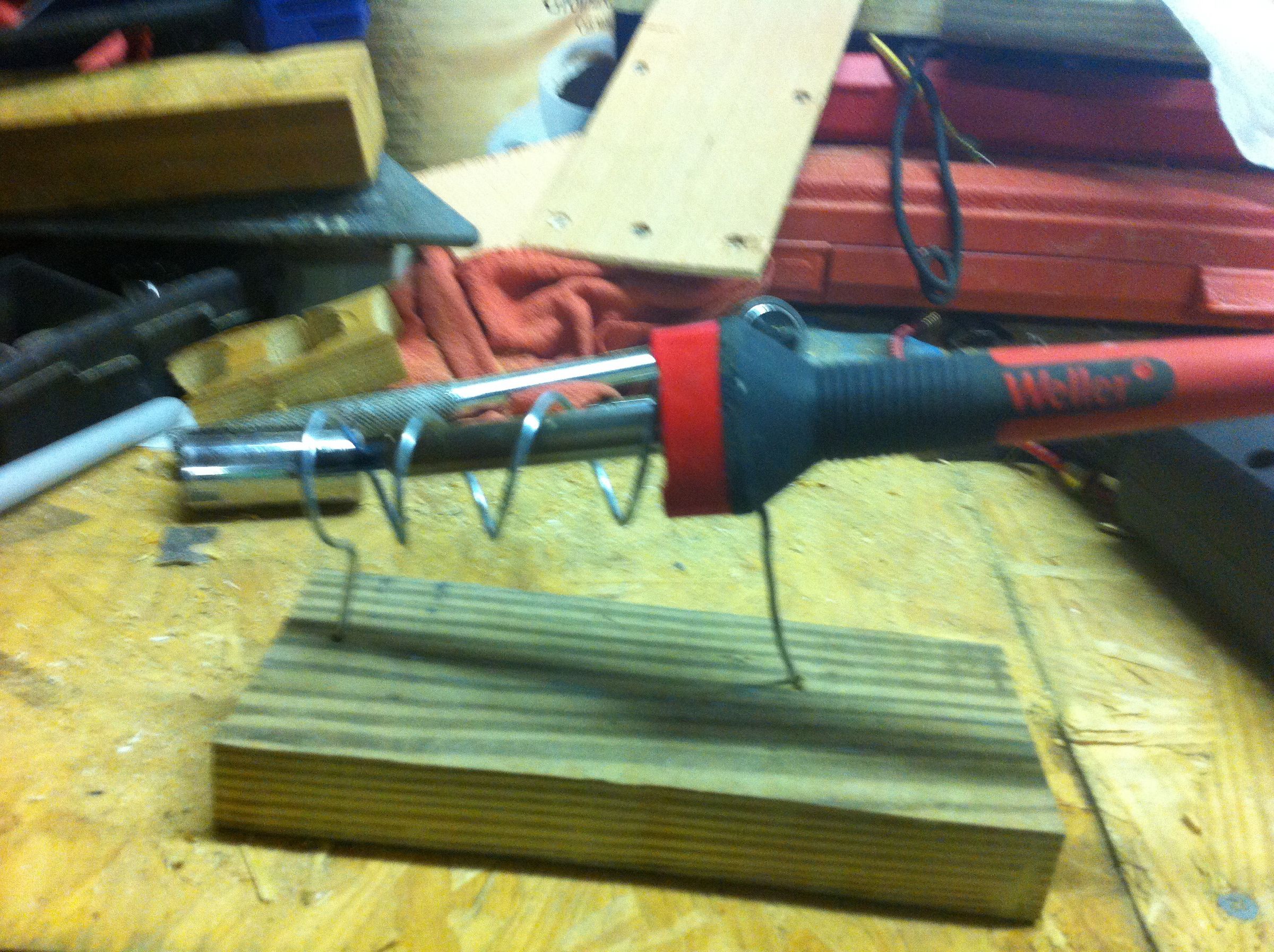 Simple Soldering Wand Stand 5 Steps Instructables