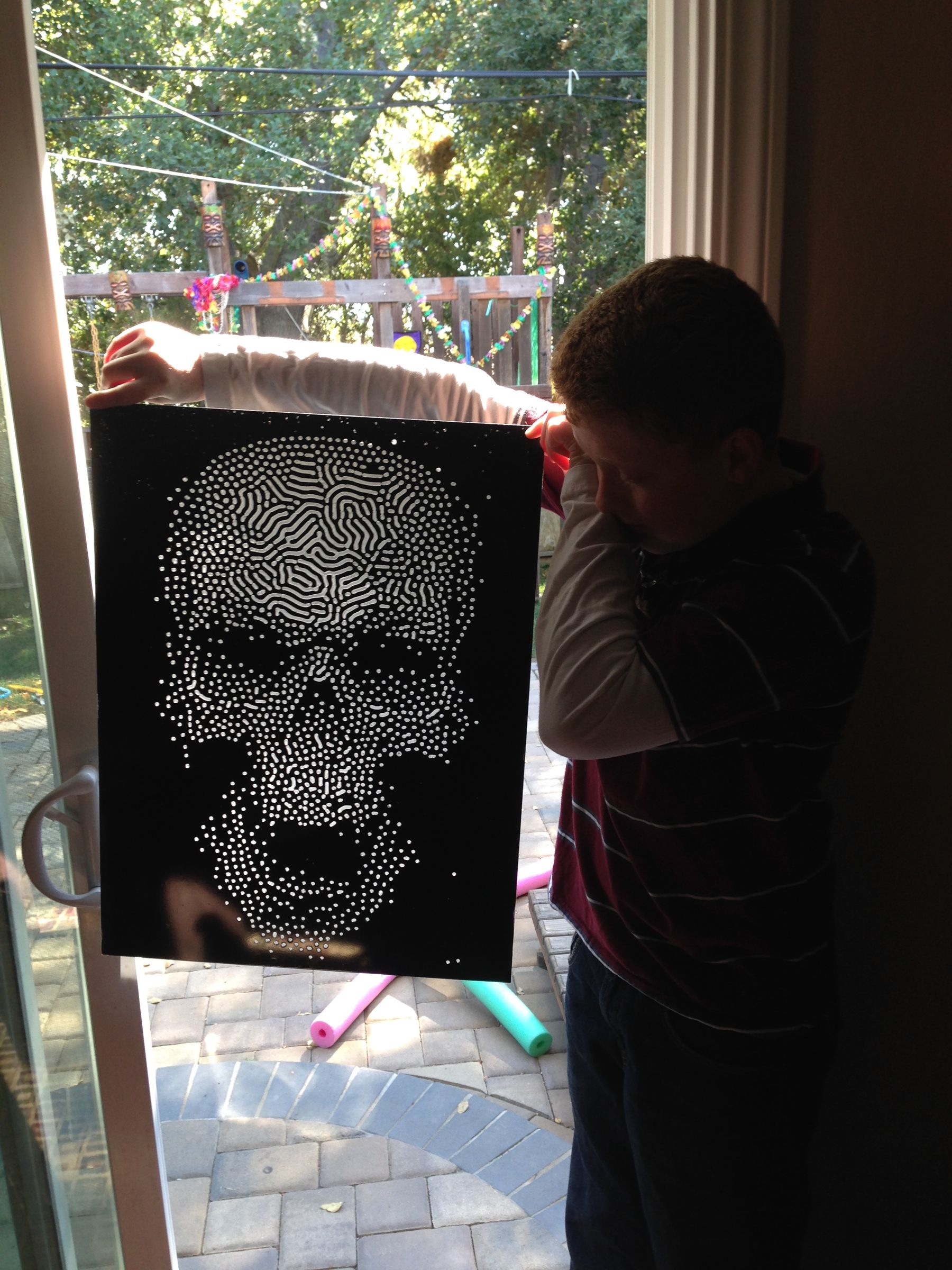 Creepy Halloween Skull Decoration