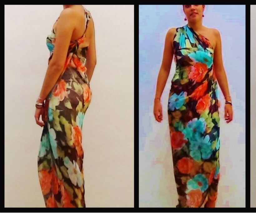 Silk Dress - Indian Inspiration - No Sew
