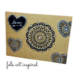 Folk Art Inspired Card