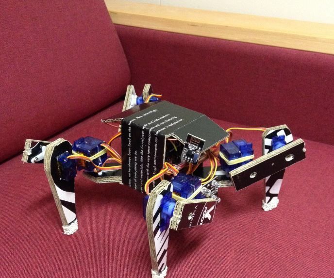 Cardboard Spider (DIY Quadruped)
