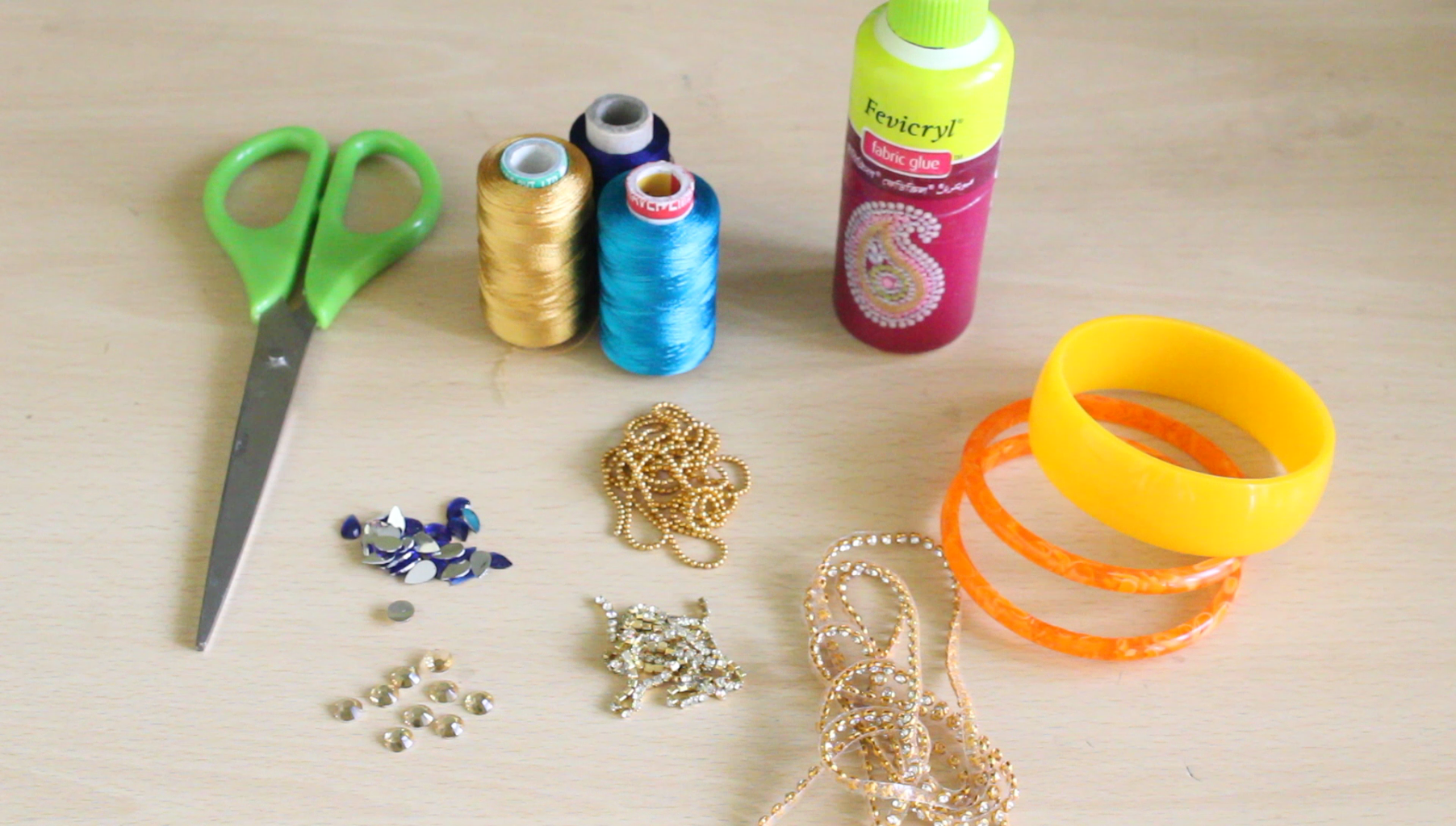 How to Make Fancy Party Wear Silk Thread Bangles Set at Home 14