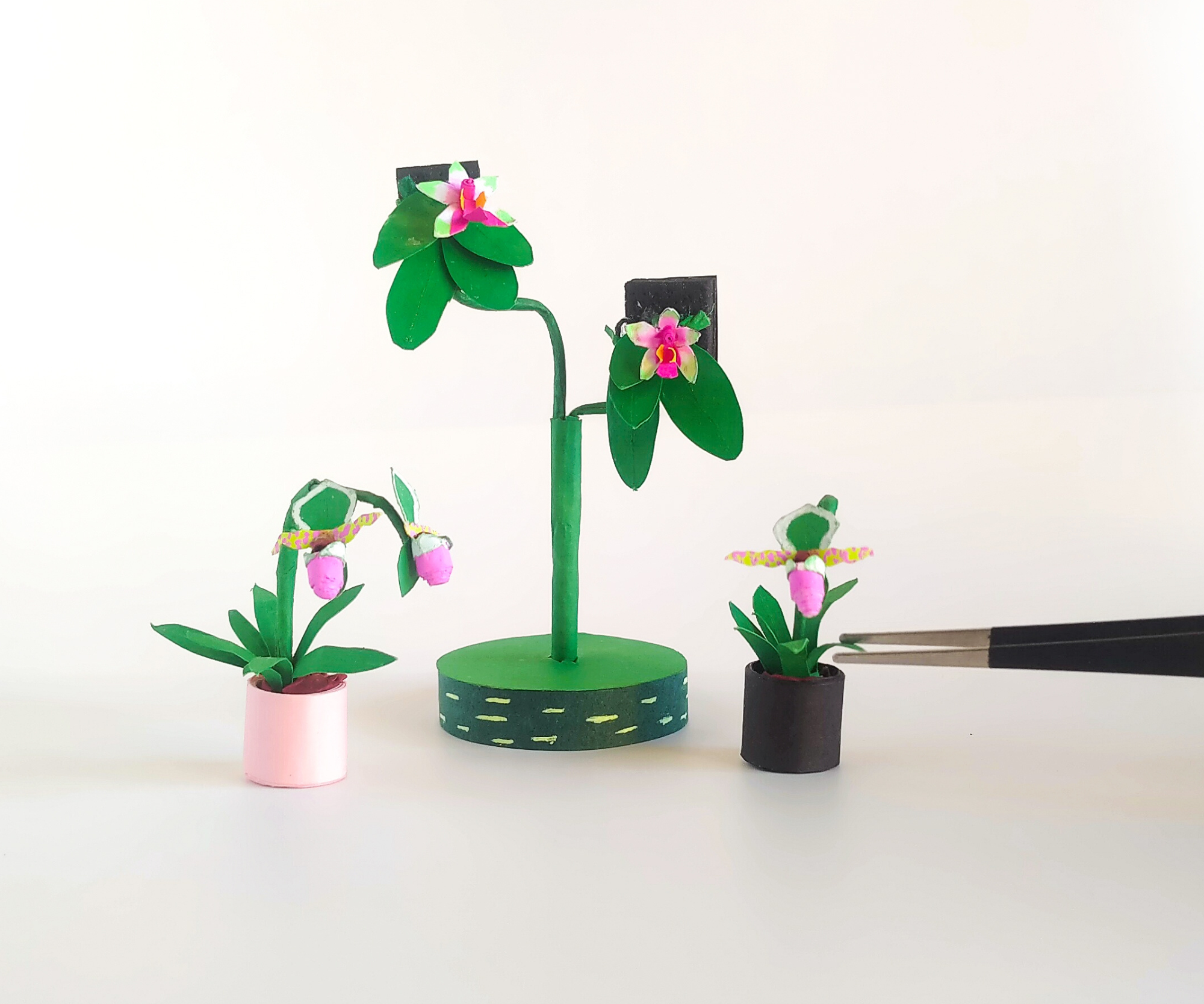 Orchid Miniature From Paper