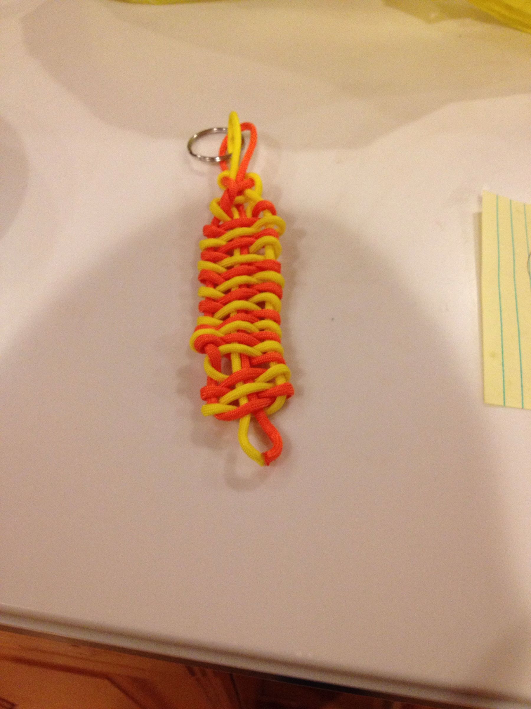 Trilobite Knot Keychain
