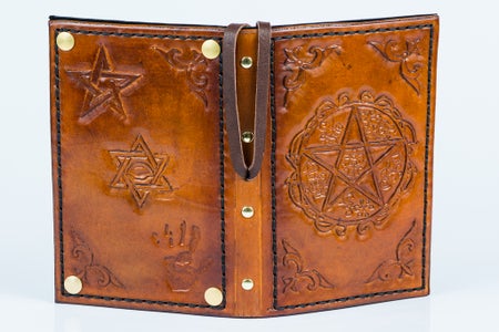 Sorcerer's Little Leather Spellbook (Notebook)