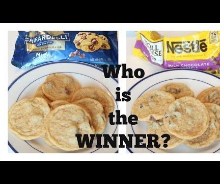 Chocolate Chip Cookies | What Brand (Ghirardelli or Nestle Toll House) Makes the Best Cookie? 