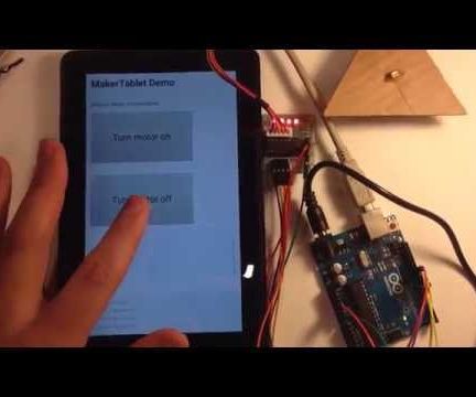 Control a Motor With a Tablet and an Arduino Uno