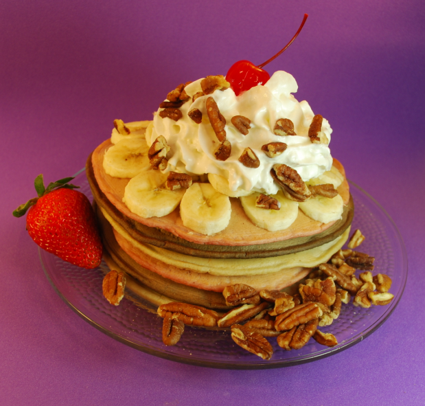 Banana Split Pancakes