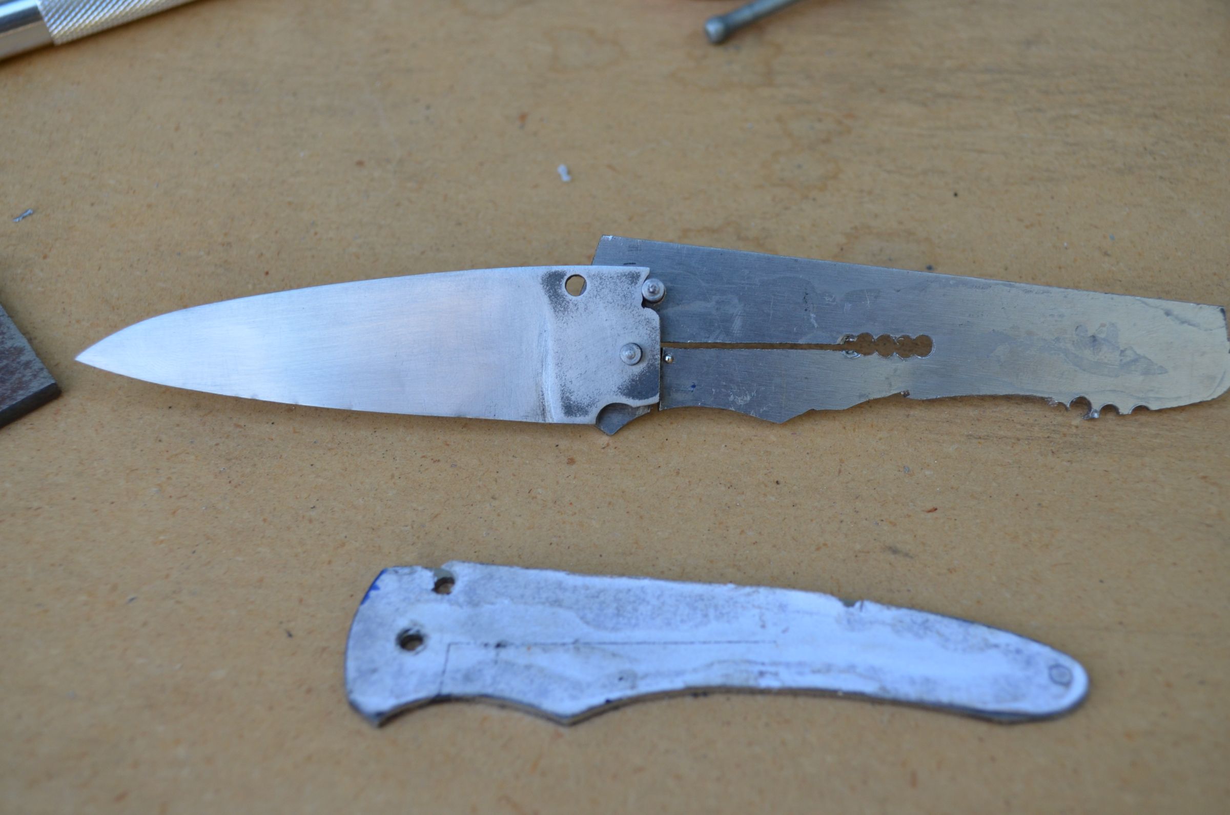 How to Make a Liner Lock Folding Knife 14 Steps (with Pictures