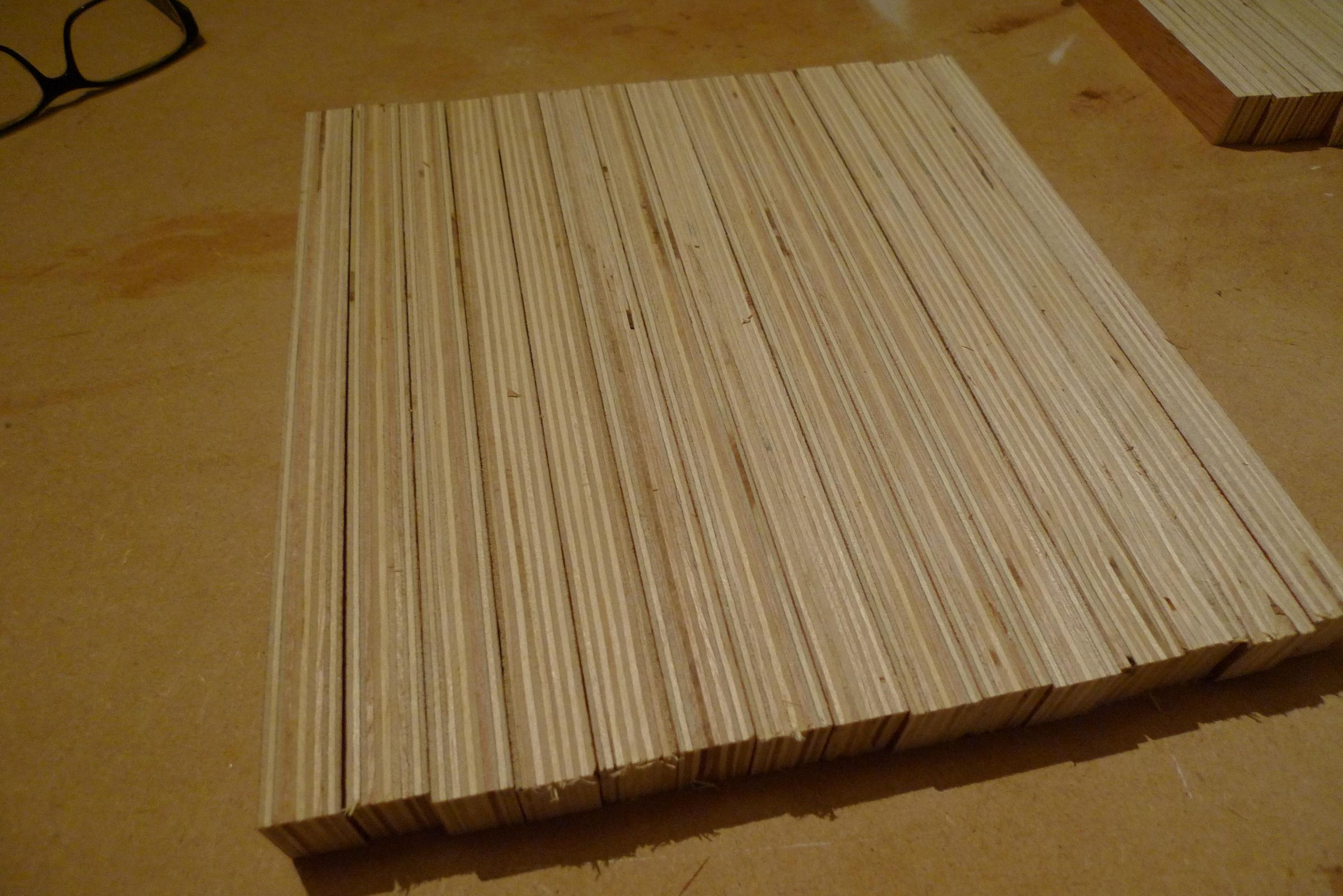 End Grain Plywood End Table With Laminated Legs 10 Steps (with