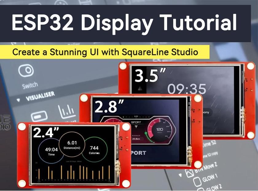 Ui Display Compose Tutorial Create a Stunning UI With SquareLine Studio for ESP32 Display | LVGL ...