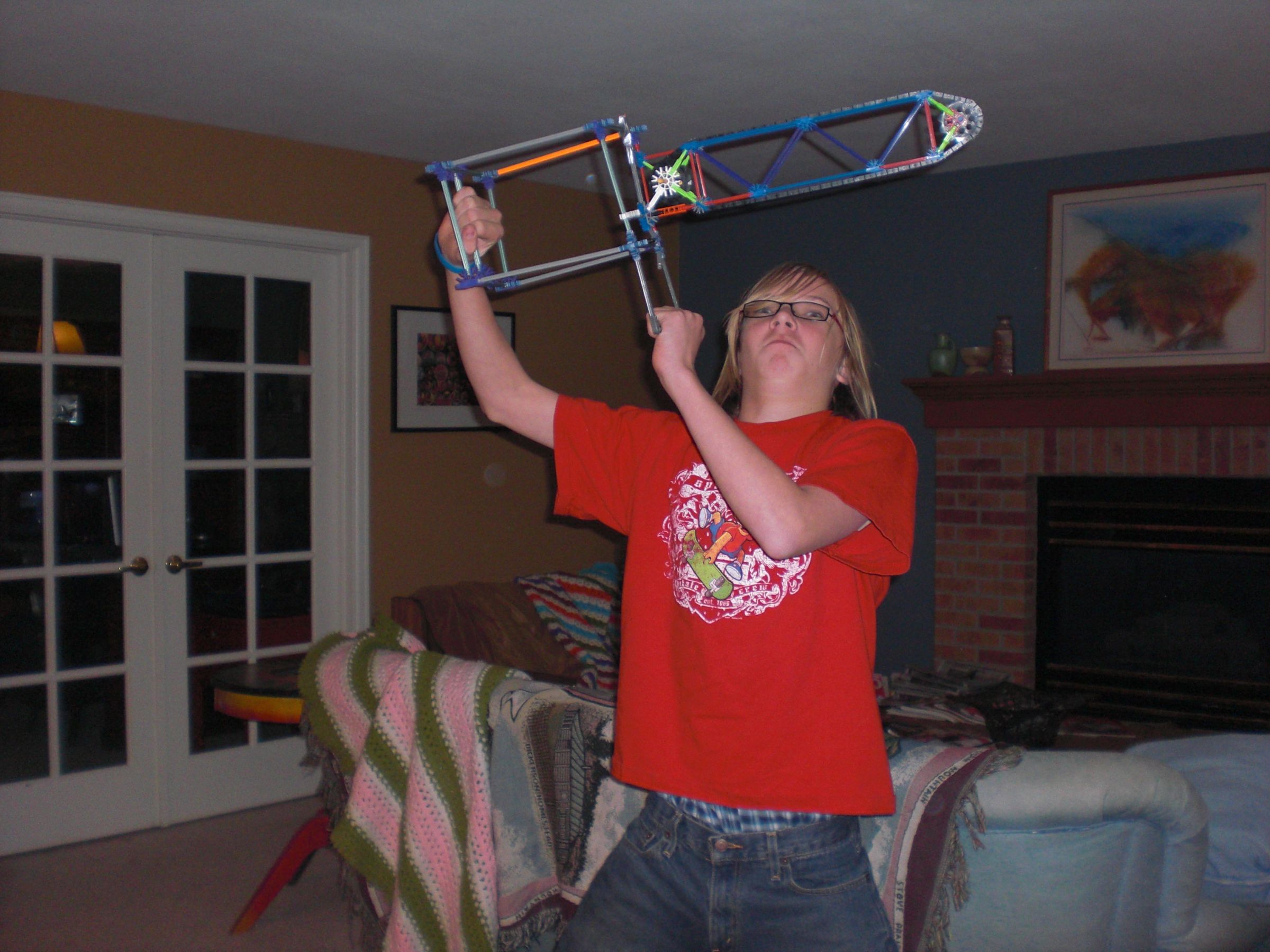 TEH KNEX CHAINSAW OF DOOOM! (lol)