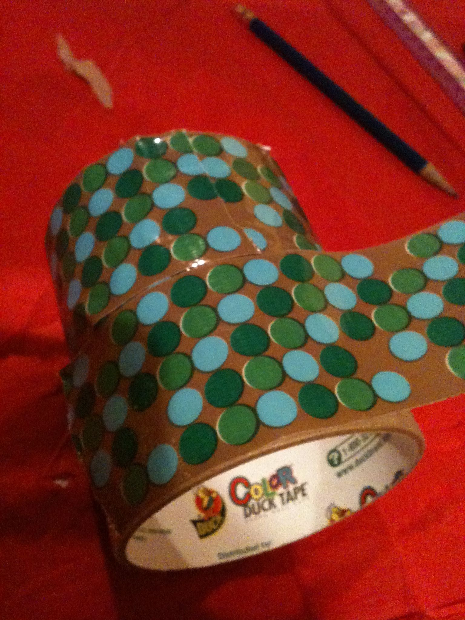 Pencil Holder Using Empty Duct Tape Rolls 5 Steps Instructables