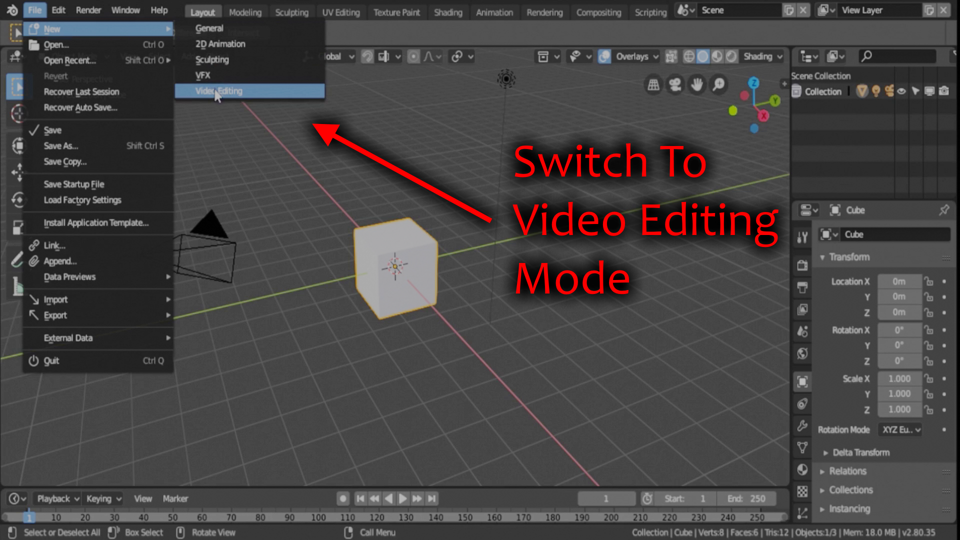 How to Import Video in Blender 2.8 4 Steps Instructables