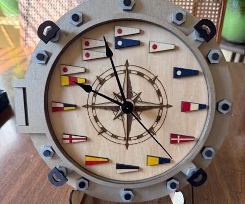 Nautical Themed Clock