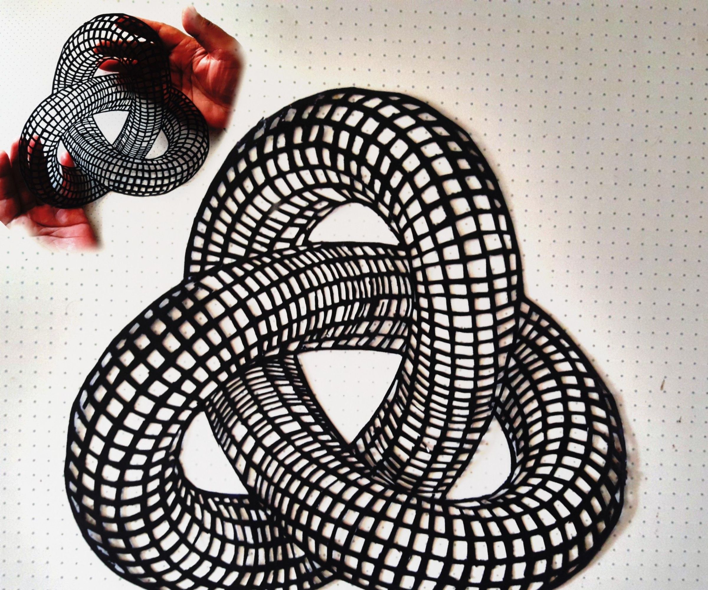 DIY PAPER ILLUSION Using Paper and Sharpner