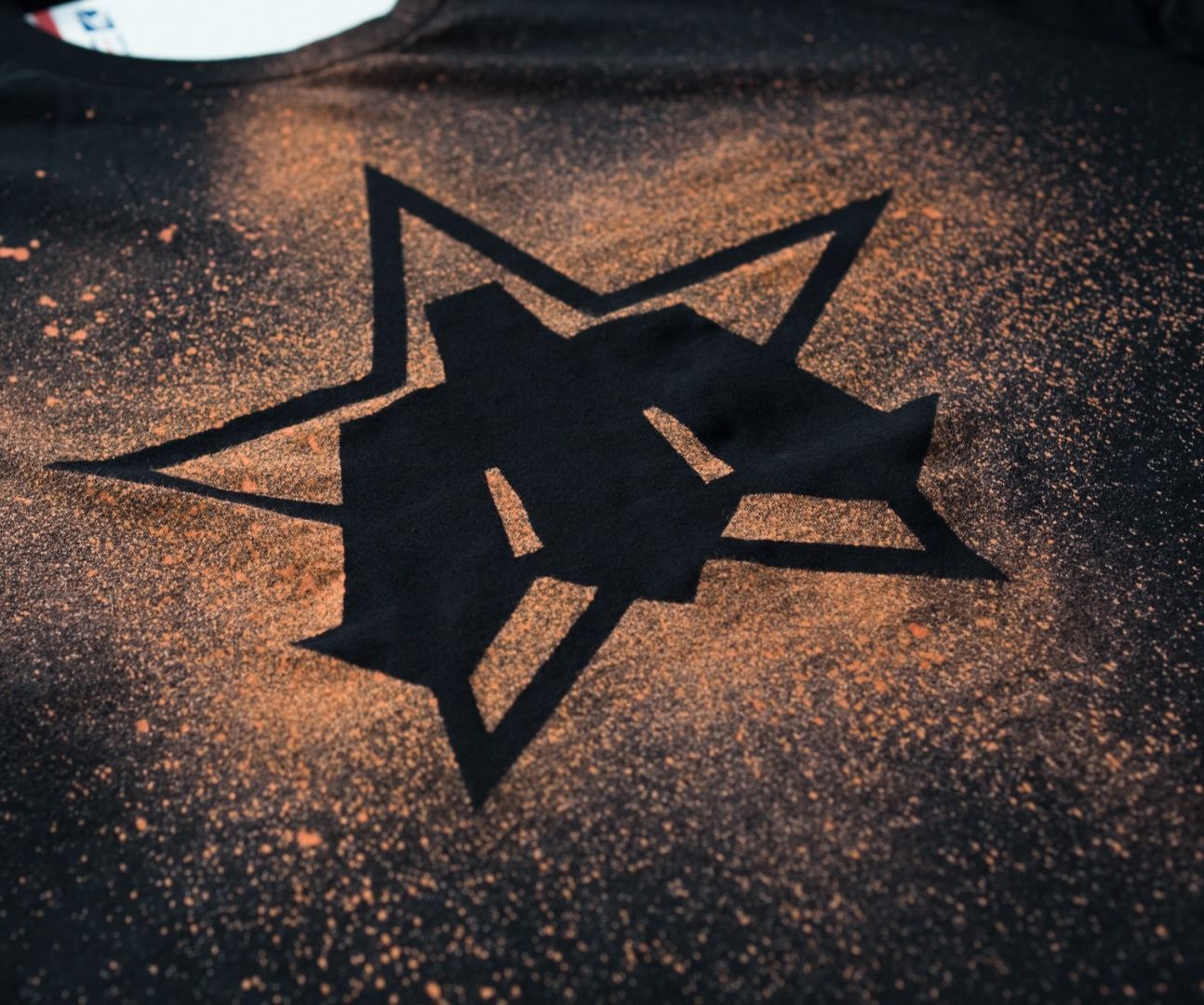 Custom Bleach Splatter Shirt