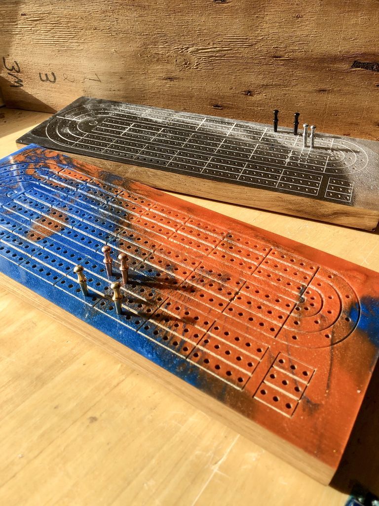 CNC Epoxy Cribbage Board 6 Steps (with Pictures)