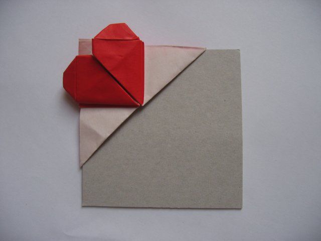 How to Make an Origami Heart Bookmark!