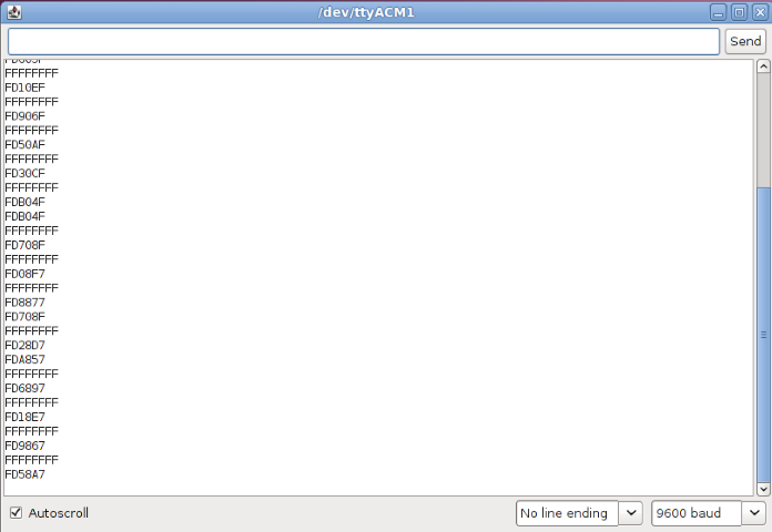 Open the Serial Monitor