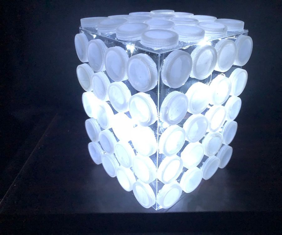 Plastic Trash Lamp