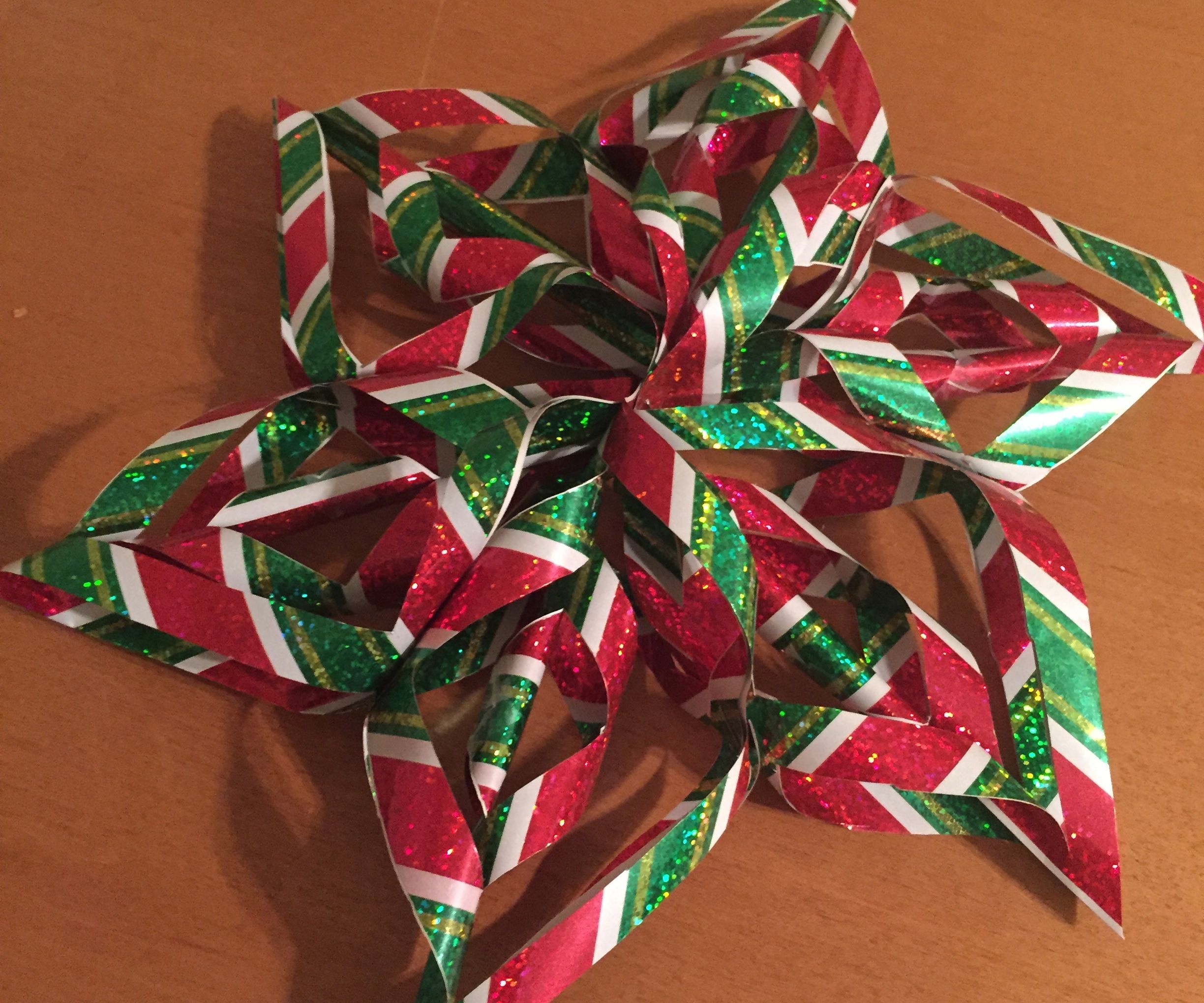 Three Dimensional Paper Snowflakes