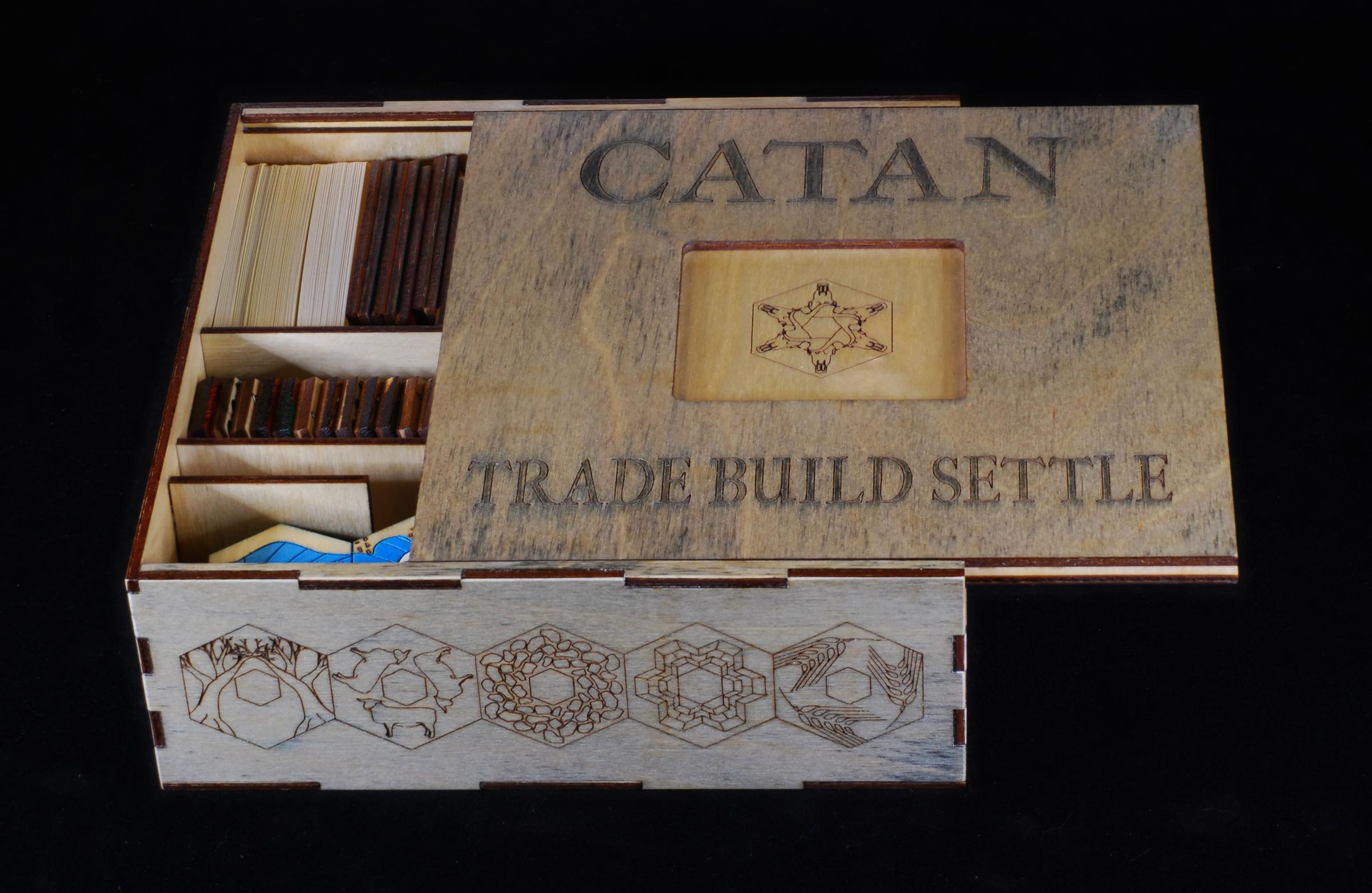 LaserCut TravelSized Catan Original and 56 Player Extension 15 Steps (with Pictures