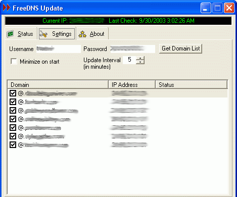 FreeDNS Update Client for Windows 10 (x32/x64)