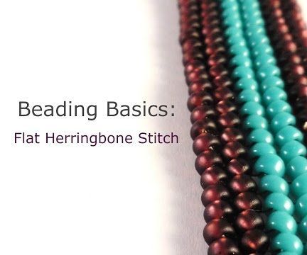 Beading Bascis: Flat Herringbone Stitch