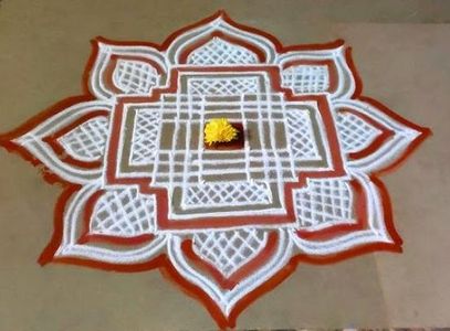 Traditional Kolam Is Ready