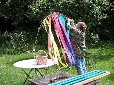 Hang Up Your Dancing Rainbow Ribbons!