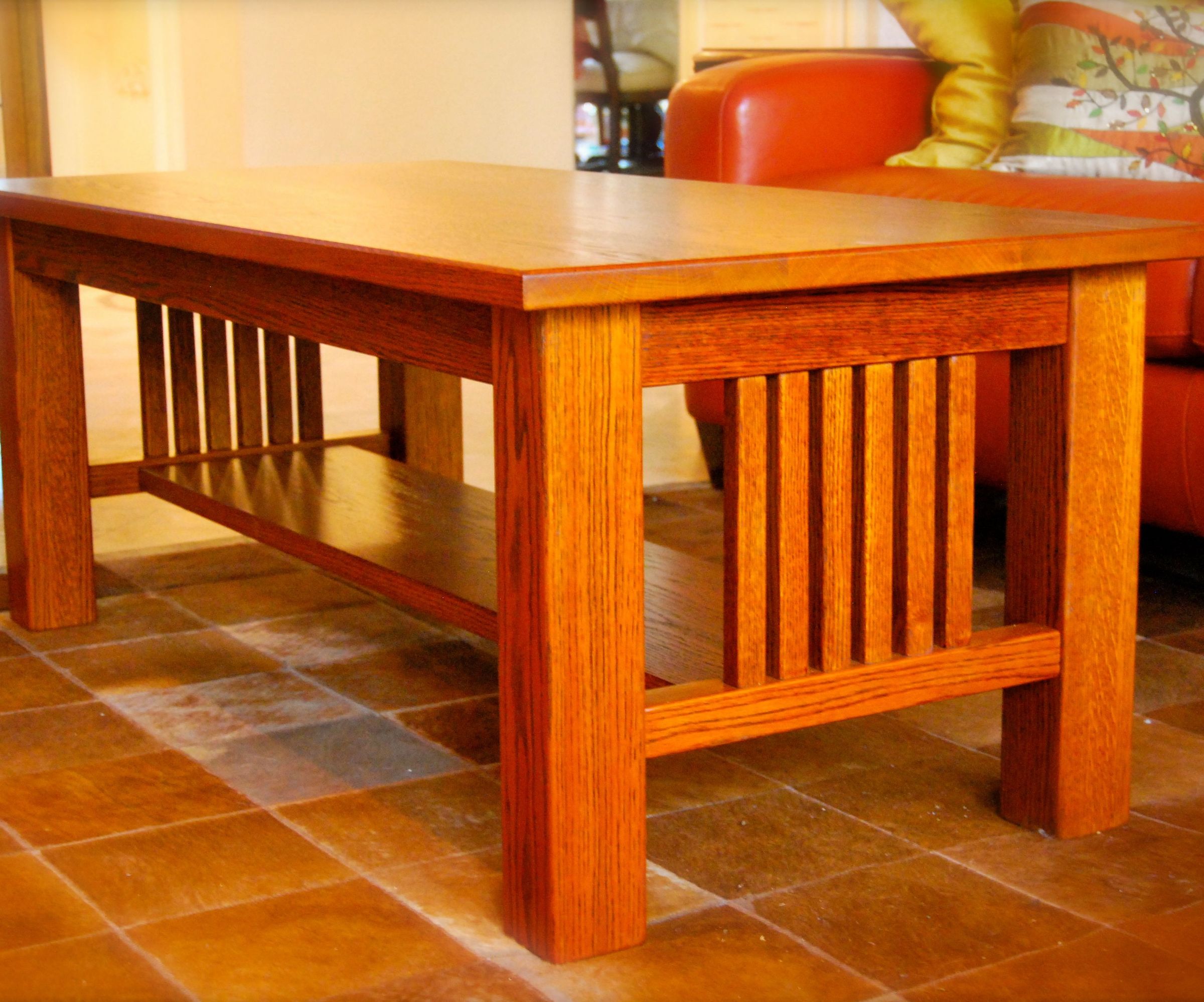 Mission Style Cocktail Table