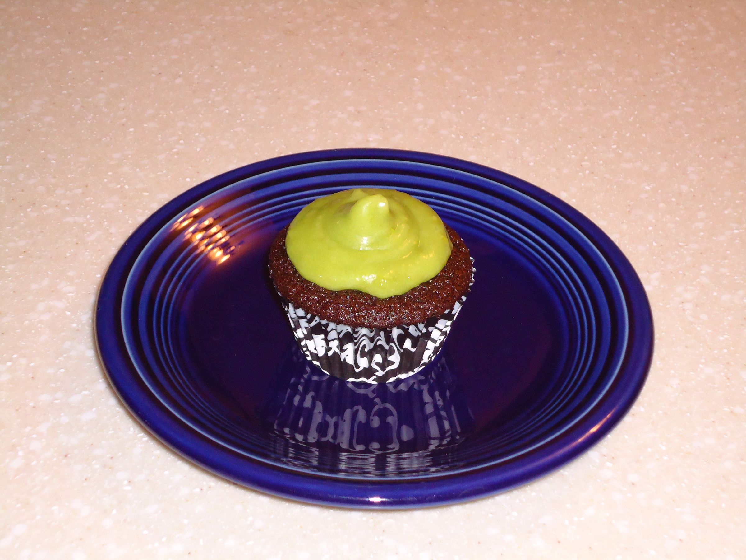 Ghirardelli Chocolate Cupcakes With Buttercream Avocado Icing
