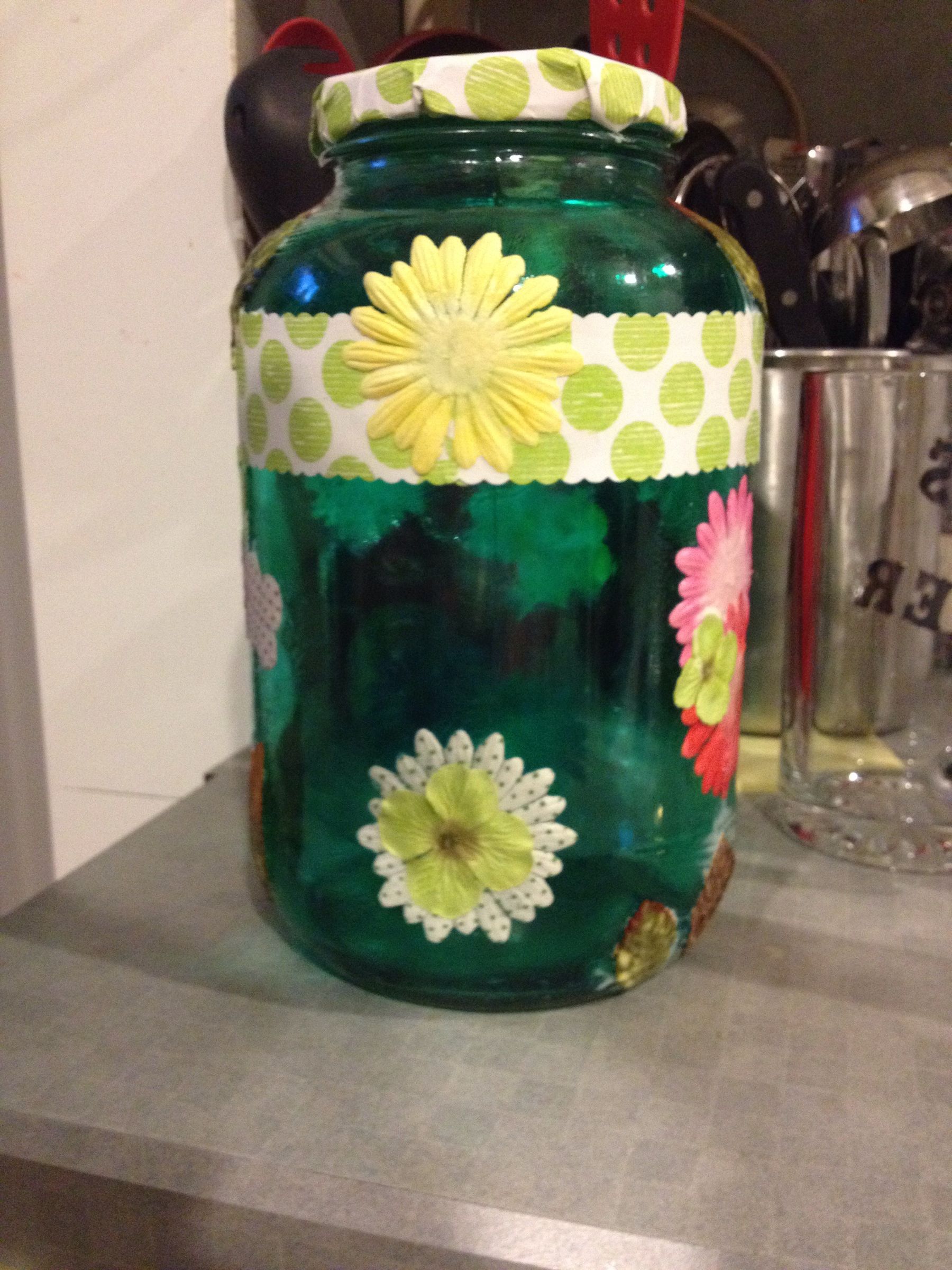 Color Your Glass Jar!
